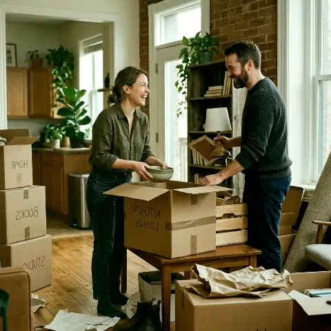 Regen Klavier – Sicher verpackte Kartons